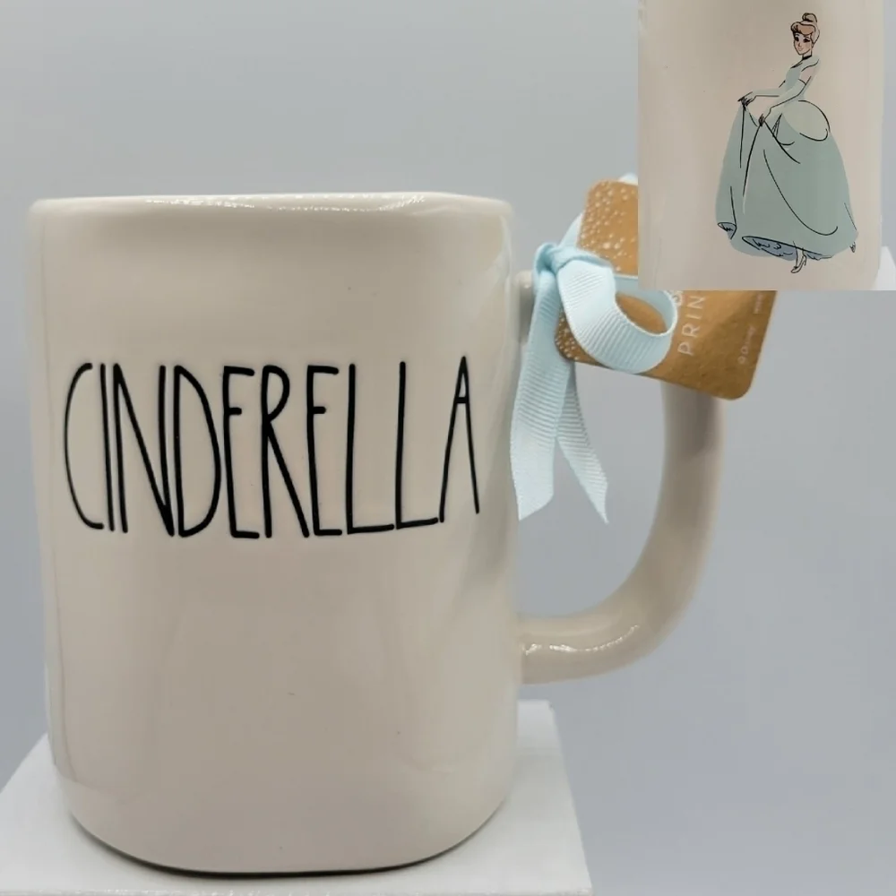 Rae Dunn Disney Cinderella Ceramic Coffee Mug